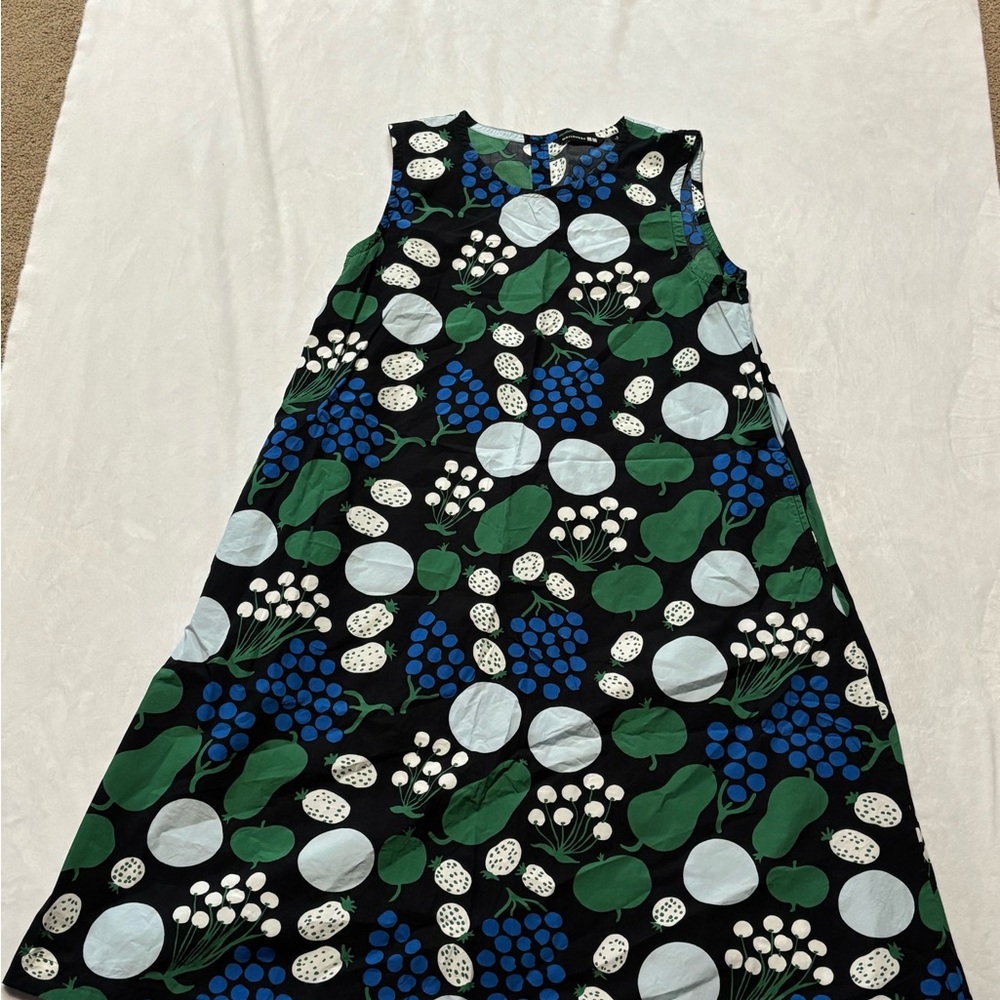 Marimekko by UNIQLO Cotton A-Line Sleeveless Dress - Picture 2 of 10